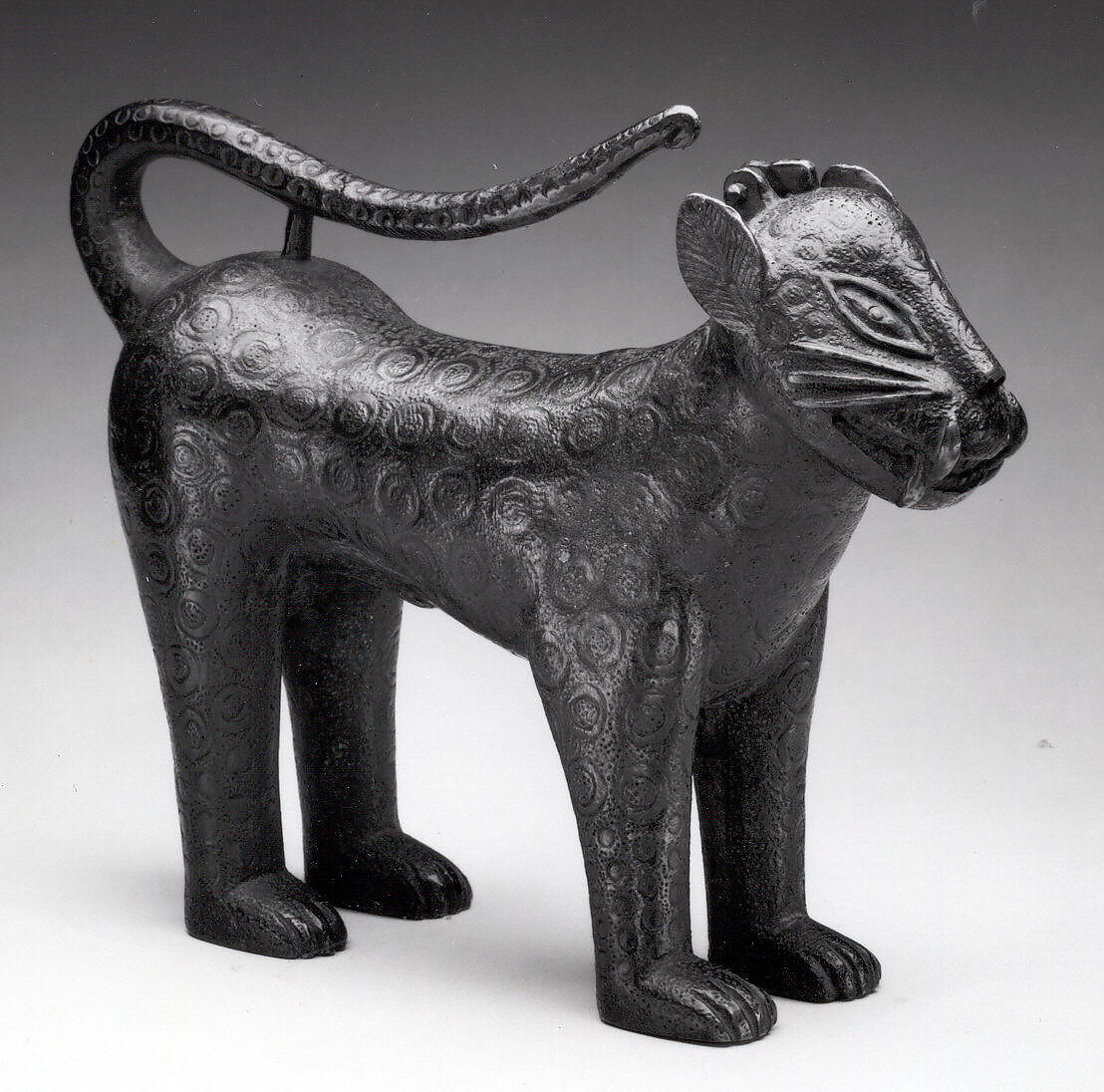 Leopard Aquamanile, Edo artist, Brass, Edo