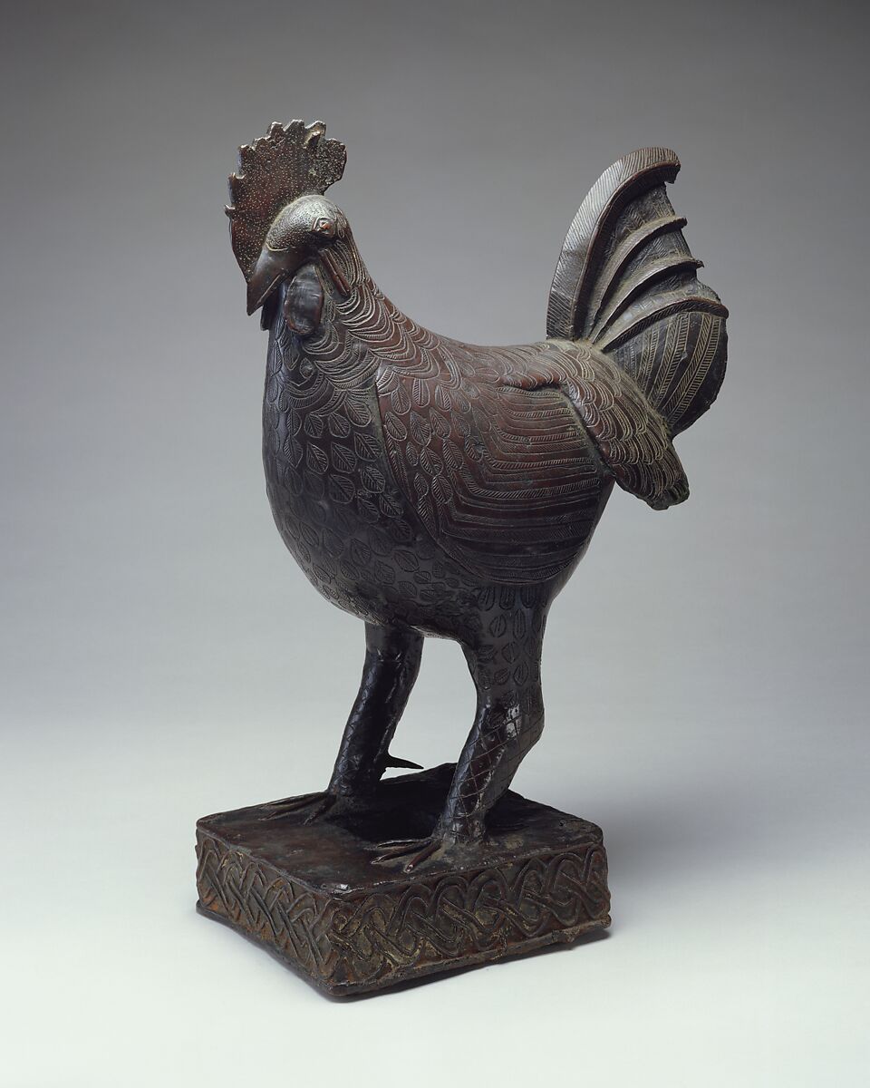 Rooster, Brass, Edo peoples 