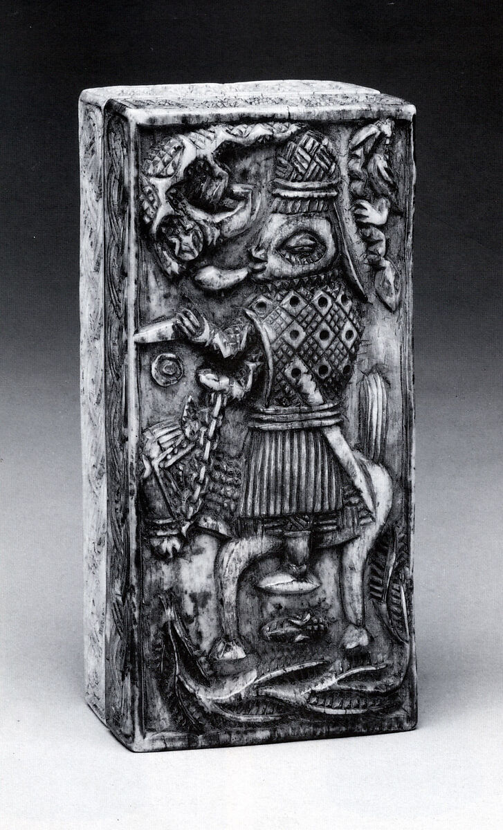 Box: Portuguese Horseman, Ivory, Edo peoples 