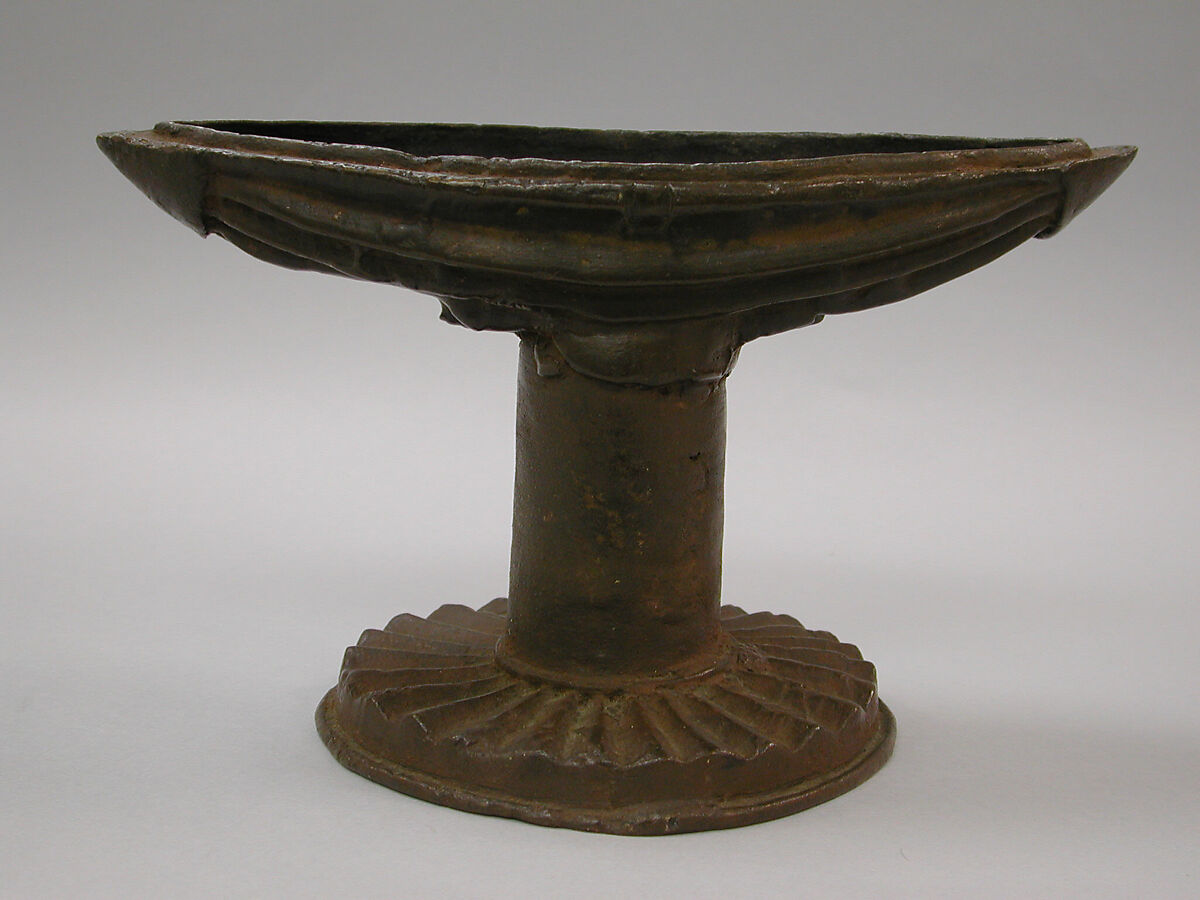 Lidded Vessel: Fluted Gourd, Ìgùn Ẹ́rọ̀nwwọ̀n (brass-casting guild) artists, Brass, Edo peoples