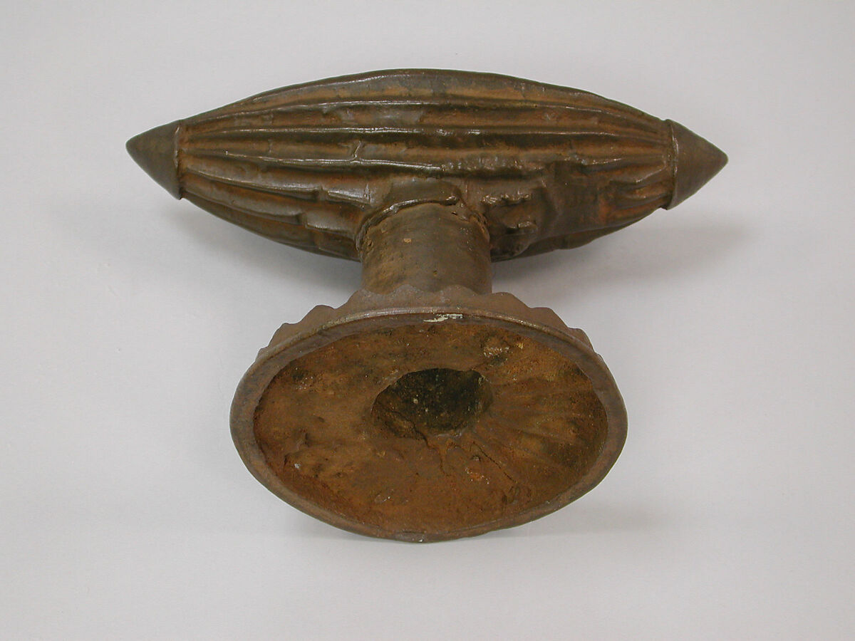 Lidded Vessel: Fluted Gourd, Ìgùn Ẹ́rọ̀nwwọ̀n (brass-casting guild) artists, Brass, Edo peoples