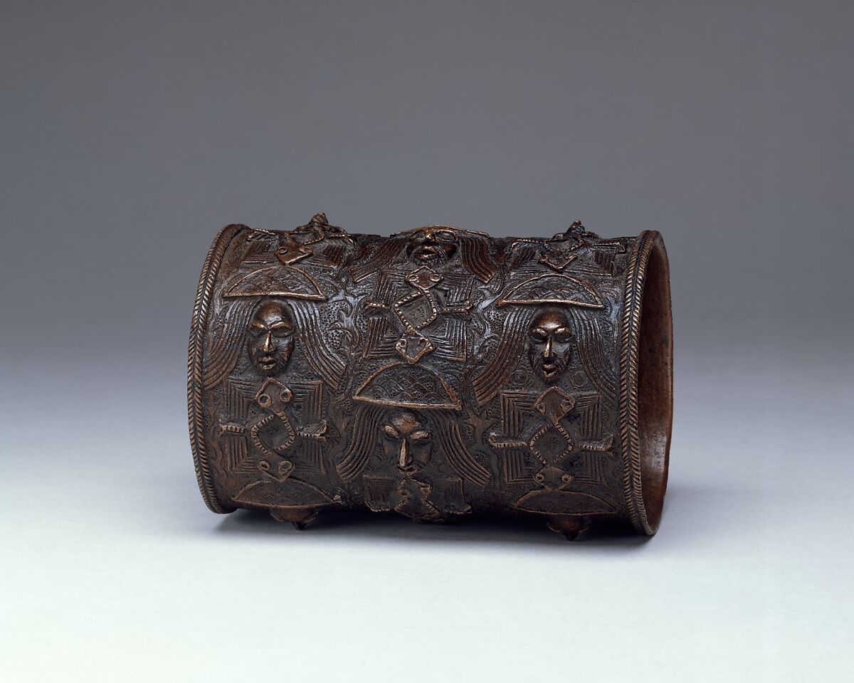 Bracelet: Portuguese Heads and Mudfish | Edo peoples | The Metropolitan ...