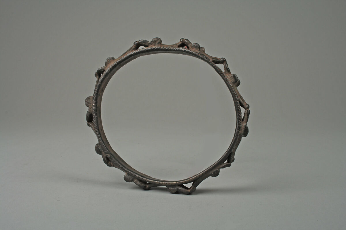 Bracelet: Crocodile Heads, Brass, Edo peoples 