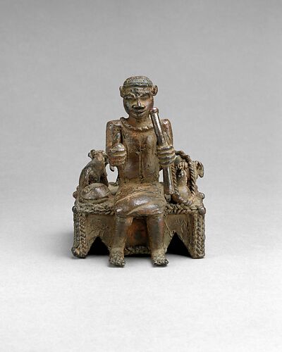 Ọ́bà with Sacrificial Animals from the Ézọ́mọ's Ikẹ̀gòbọ̀ (Altar of the Hand)