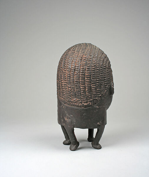 Head with Four Legs possibly representing Ofoe (messenger of death), Ìgùn Ẹ́rọ̀nwwọ̀n (brass-casting guild) artists, Brass, Edo peoples
