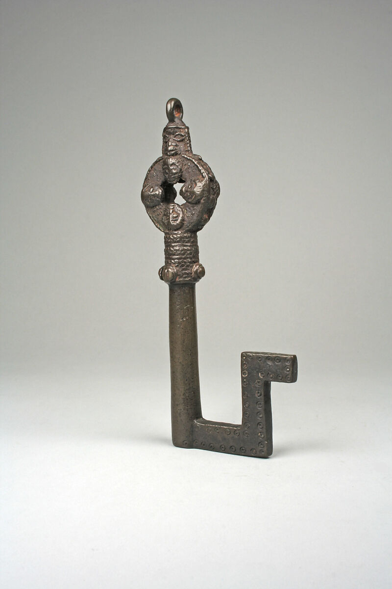 Key, Brass, iron, Edo peoples 
