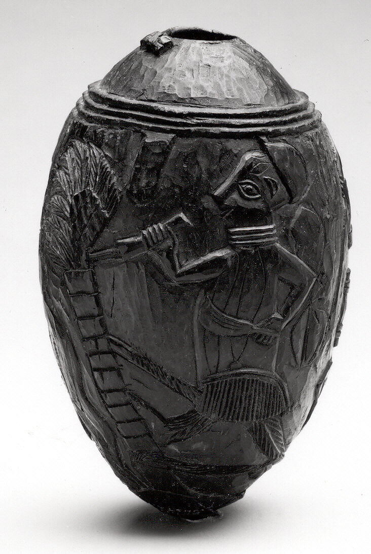 Coconut Shell Vessel, Coconut shell, Edo peoples 