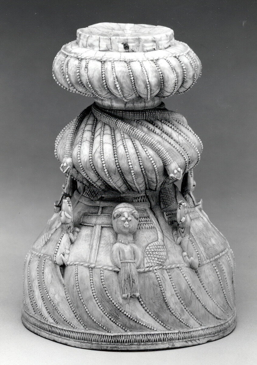 Saltcellar Base, Temne or Bullom artist(s), Ivory, Temne or Bullom