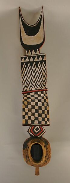 Plank Mask, Bwa blacksmith, Wood, pigment, Bwa peoples