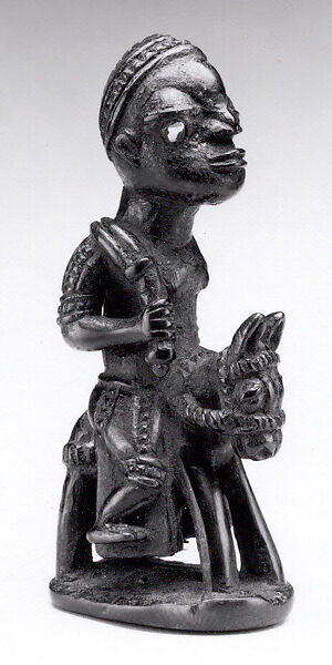 Figure: Equestrain Chief, Ivory, Yoruba peoples 