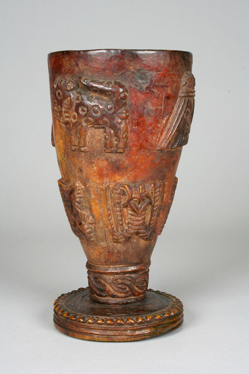 Vessel, Ìgbèsànmwà (ivory- and wood- carving guild) artists, Ivory, Edo peoples