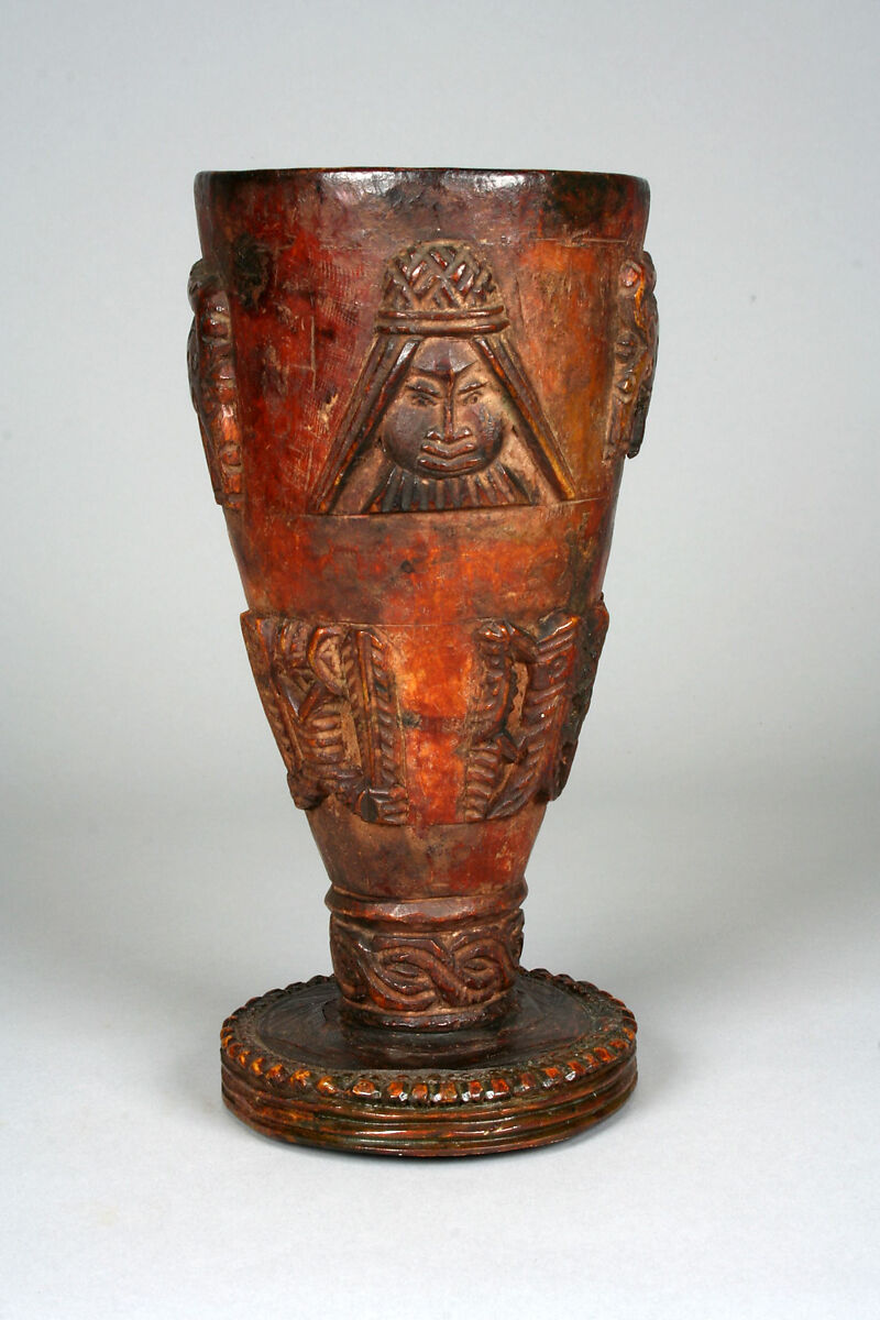 Vessel, Ìgbèsànmwà (ivory- and wood- carving guild) artists, Ivory, Edo peoples
