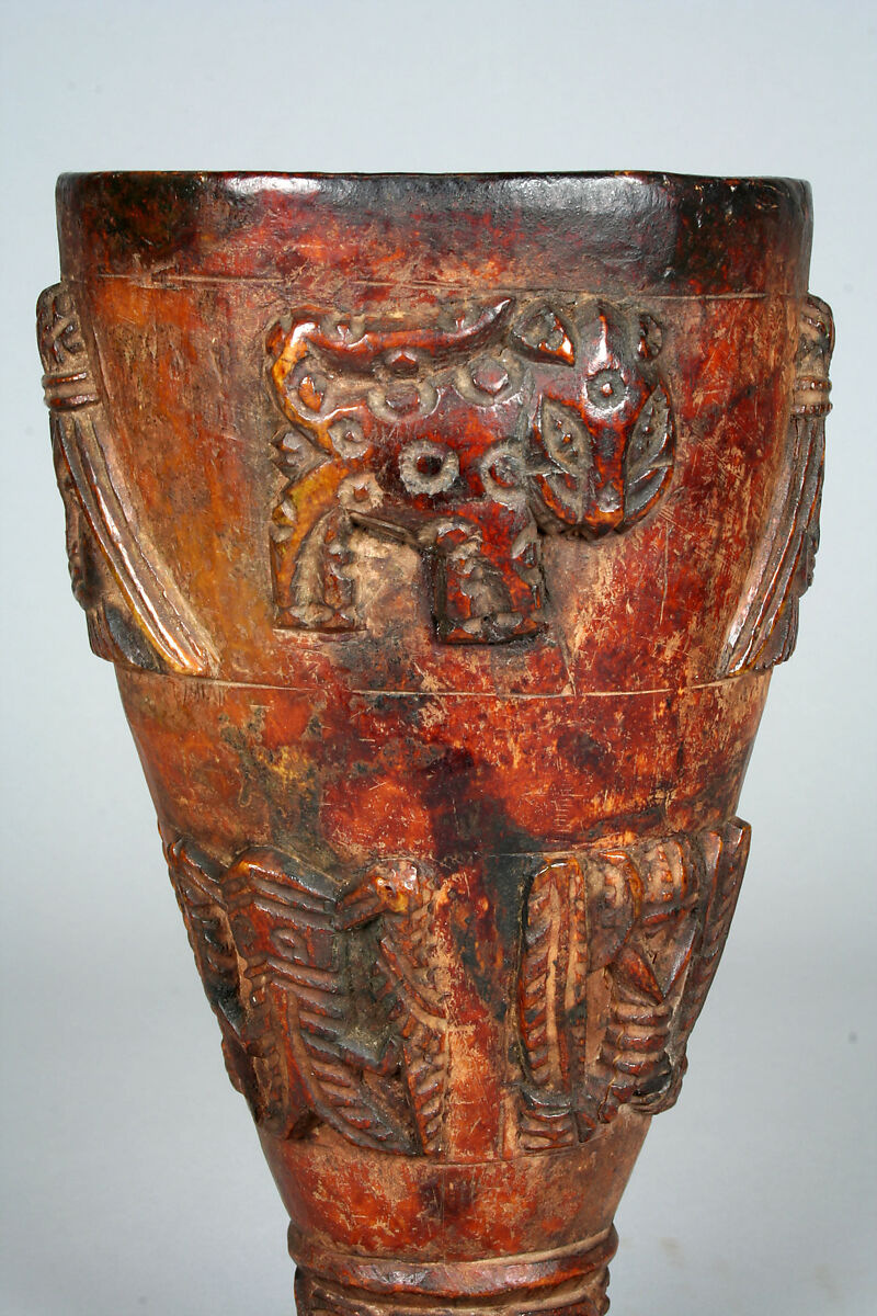 Vessel, Ìgbèsànmwà (ivory- and wood- carving guild) artists, Ivory, Edo peoples