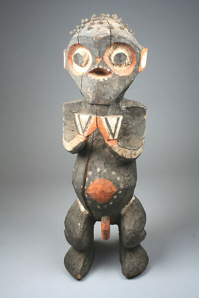 Figure: Male (Tadep), Wood, pigment, Mambila peoples 