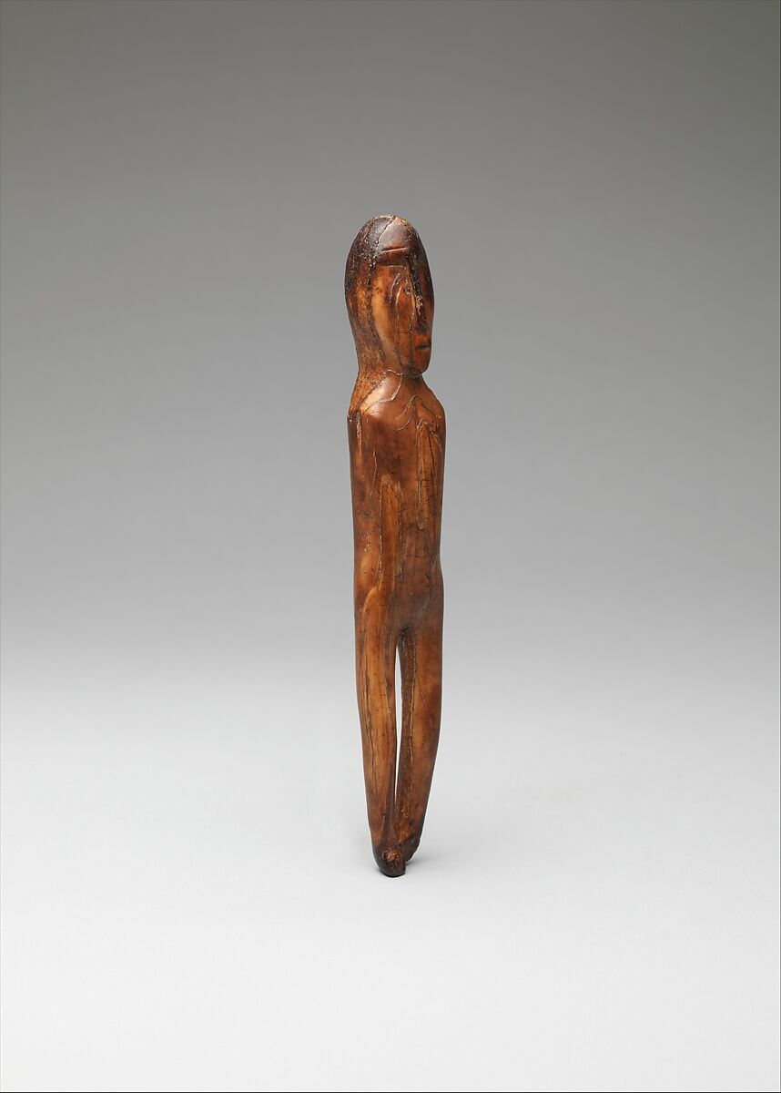 Standing Figure, Ivory (walrus), Old Bering Sea