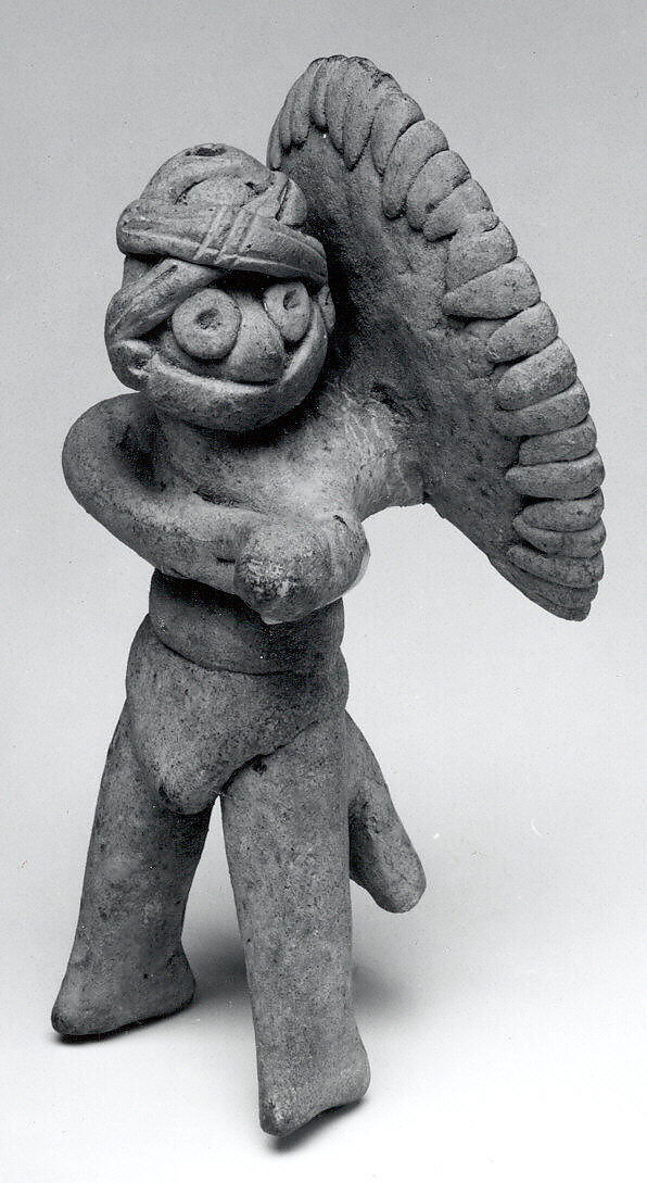 Male Figure, Ceramic, Colima