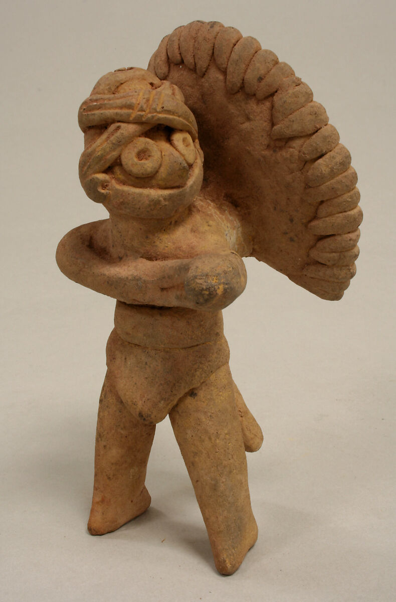Male Figure, Ceramic, Colima 