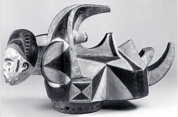 Headdress: Spirit Elephant (Ogbodo Enyi), Wood, Igbo peoples