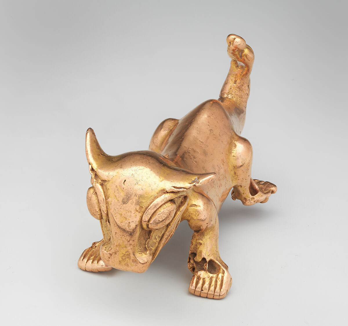 Jaguar Pendant, Gold, Chiriquí