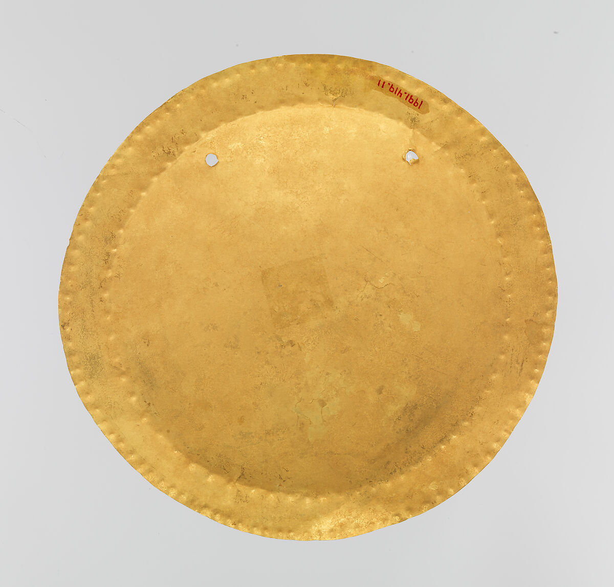 Pectoral Disk, Gold, Coclé (Macaracas)