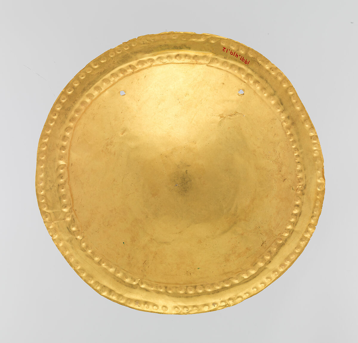 Pectoral Disk, Gold, Coclé (Macaracas) 