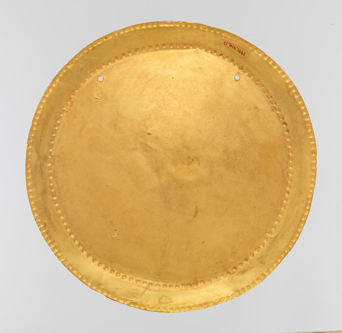 Pectoral Disk, Gold, Coclé (Macaracas)