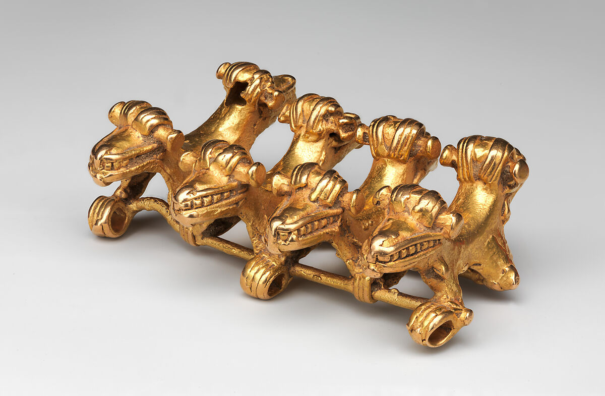 Double-End Animal Pendant, Gold, Conte (?)