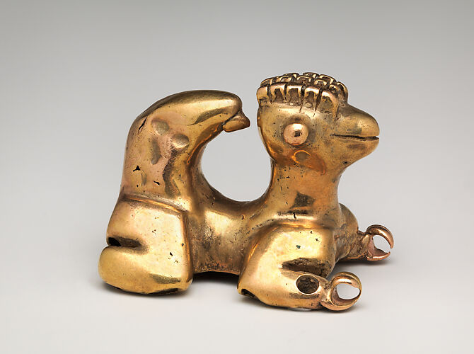 Curly-Tailed Animal Pendant