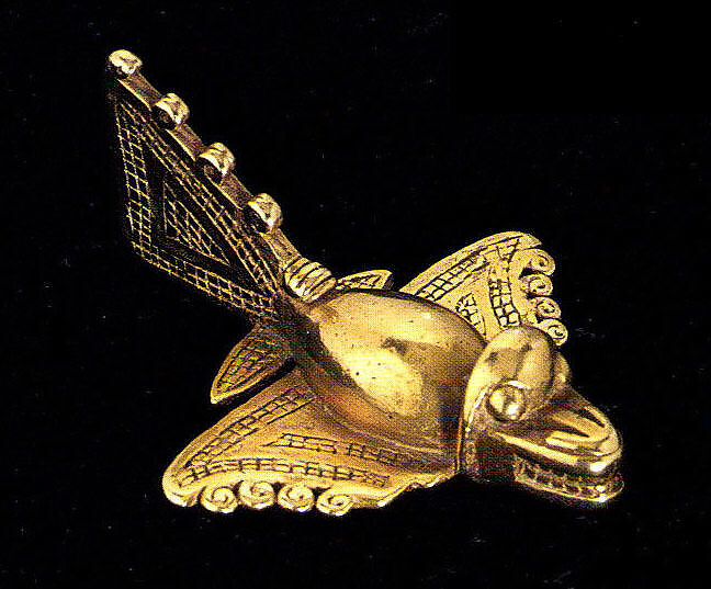 Flying-Fish Pendant, Gold, Tolima (?)