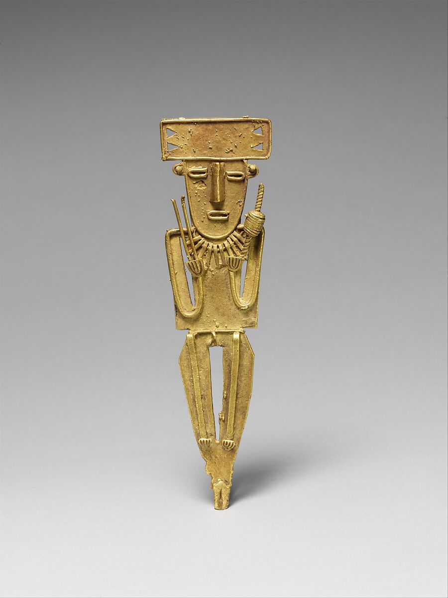 Male Figure (tunjo), Gold, Muisca