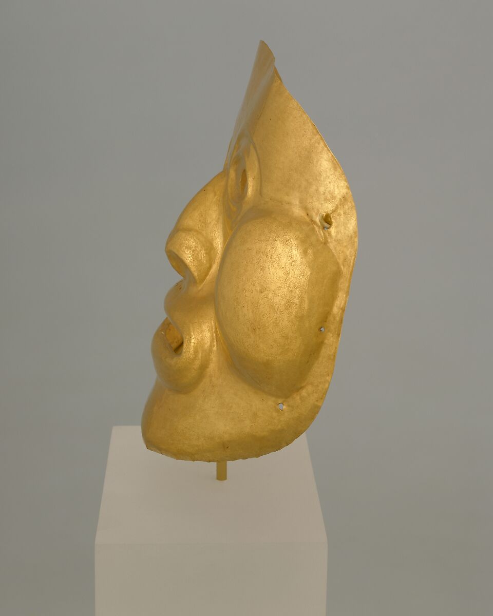 Mask, Calima (Ilama) artist, Gold, Calima (Ilama)