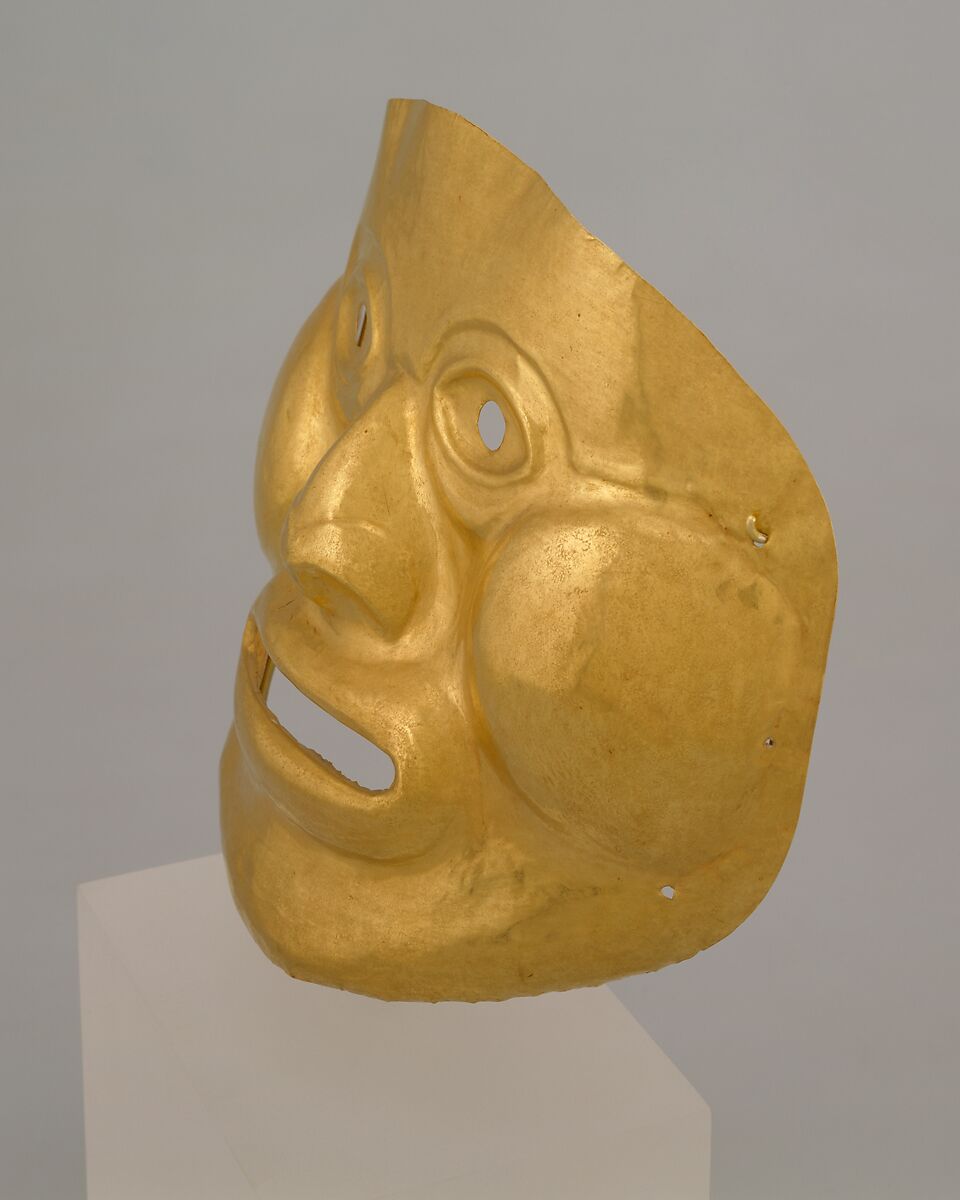 Mask, Calima (Ilama) artist, Gold, Calima (Ilama)