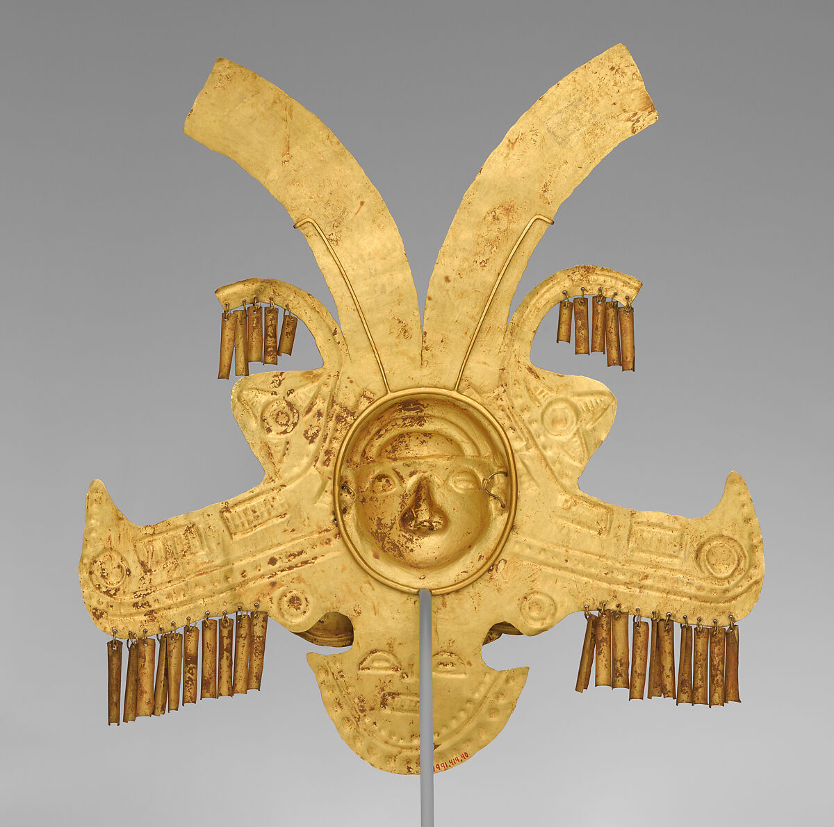 Headdress Ornament, Gold, Calima (Yotoco)