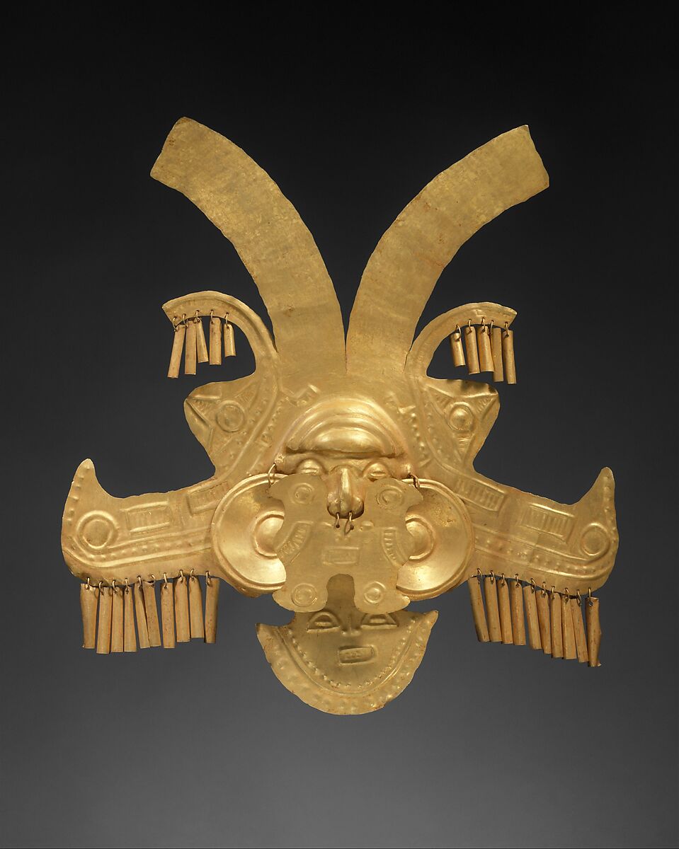 Headdress Ornament, Gold, Calima (Yotoco)