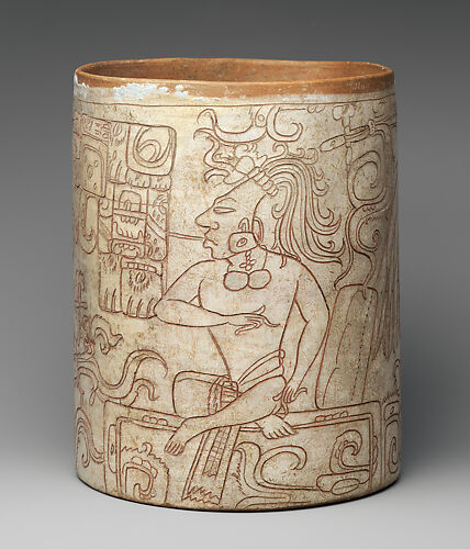 Vessel with Seated Lord