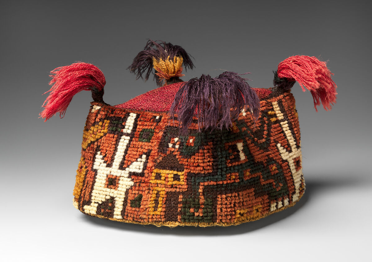 Four-Cornered Hat, Camelid hair, Wari