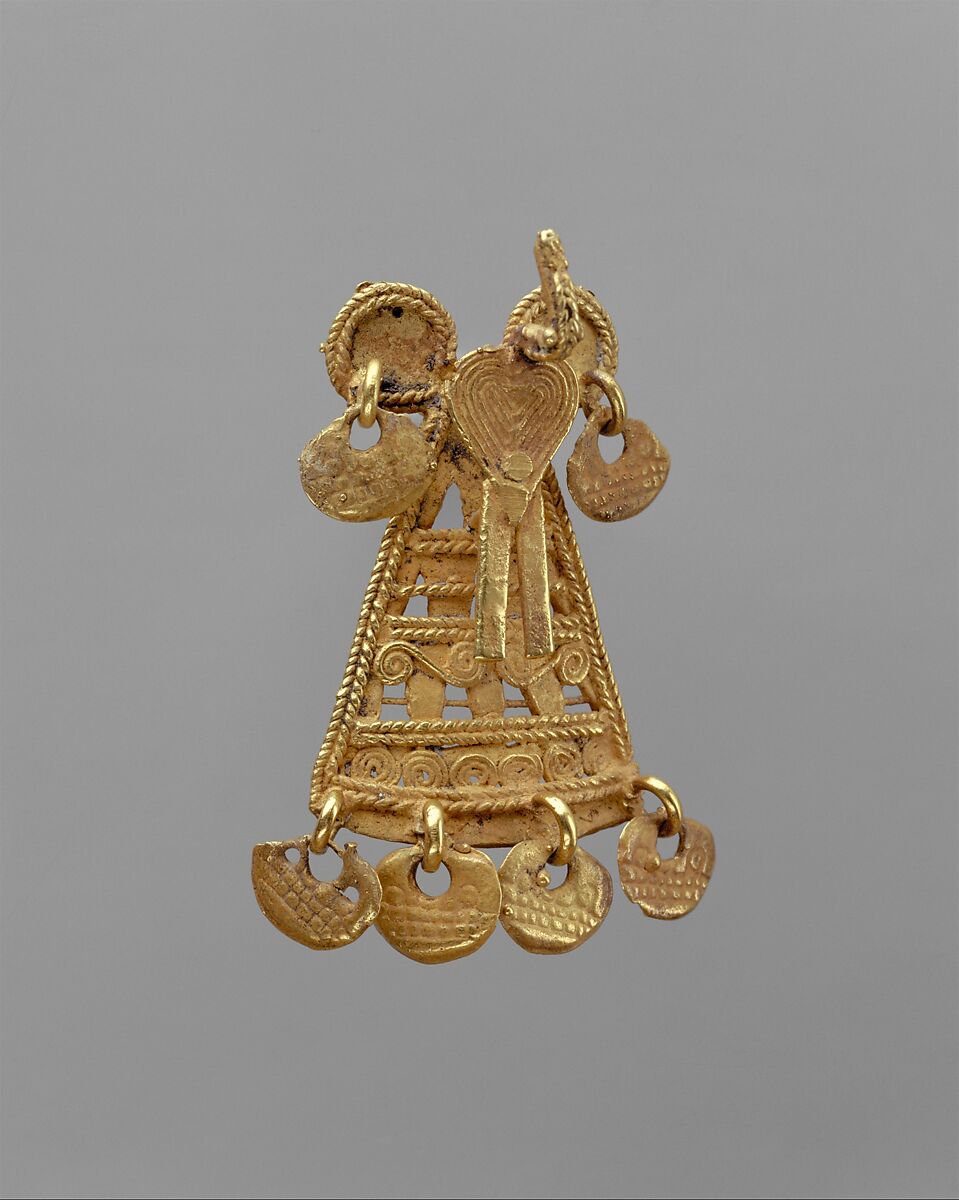 Bird Pendant, Gold (cast), Muisca 