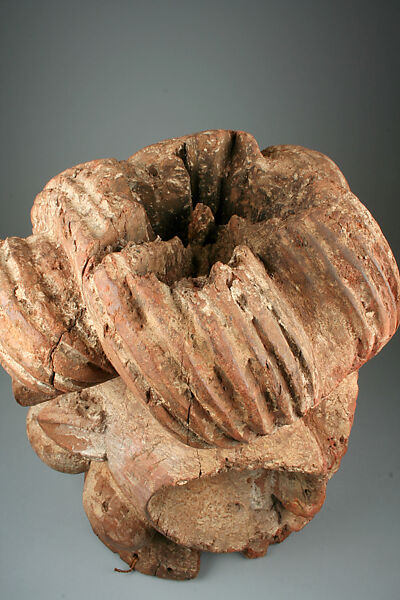 Headdress: Janus, Wood, pigment, fiber, cord, Bangwa