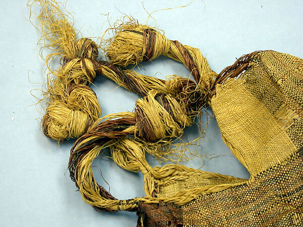 Bag, Raffia palm fiber, Liberia