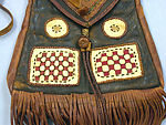 Bag, Loma, Kissi, Kpelle, or Mende artist (?), Leather, cotton, Loma, Kissi, Kpelle, or Mende peoples (?)