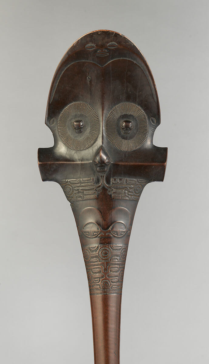 Ùu (club), Ènata artist, Ironwood (toa, Casuarina equisetifolia), Marquesan (Enata) people