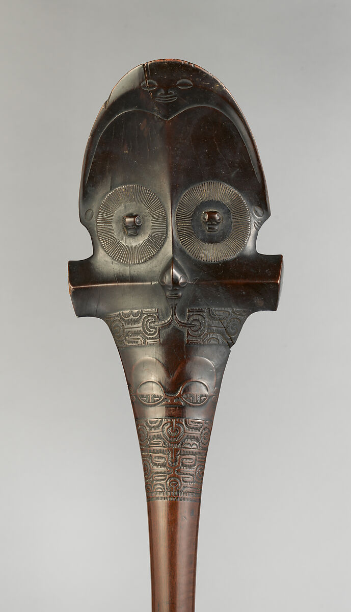 Ùu (club), Ènata artist, Ironwood (toa, Casuarina equisetifolia), Marquesan (Enata) people