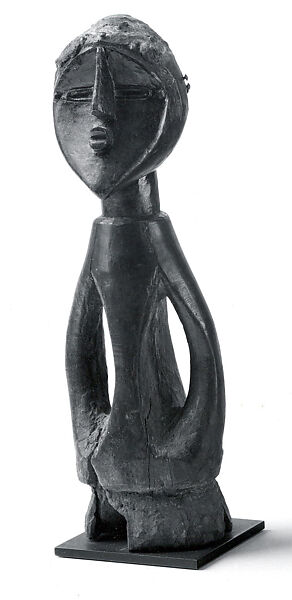 Half Figure, Wood, metal nails, animal hide, Lwalwa (or Lwalu) peoples