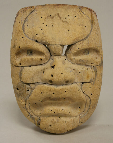 Mask Model, Ezechiel Tapia, Wood, Olmec-style 
