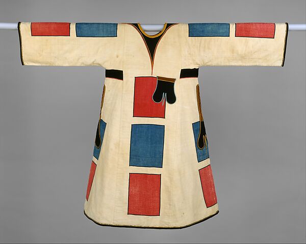 Jibba (tunic), Mahdist artist, Cotton, wool, dye, Mahdist peoples 