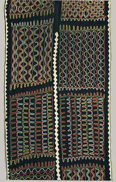 Embroidered Man's Tunic (Bororo), Cotton, Fulani, Bororo or Wodaabe group