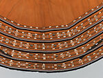 Umbhaco wrap skirt, Cotton, wool, glass beads, shell, ocher pigment, Xhosa or Mfengu peoples