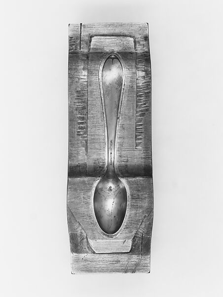 Die for lower section of Hudson-Fulton Celebration Souvenir Spoon, Tiffany &amp; Co. (1837–present), Steel, American 