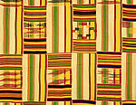 Wrapper, Asante-Akan artist, Rayon, cotton, Asante-Akan peoples