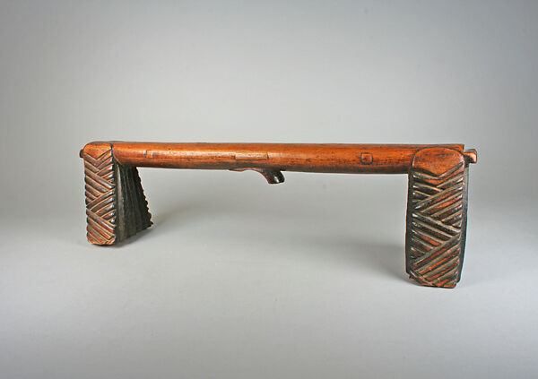Headrest, Wood, Swazi peoples 